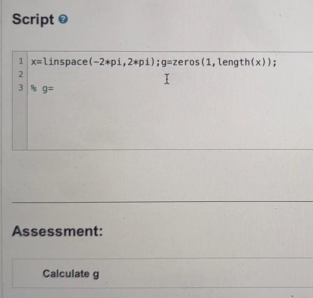 Solved Create a function called g that satisfies the | Chegg.com