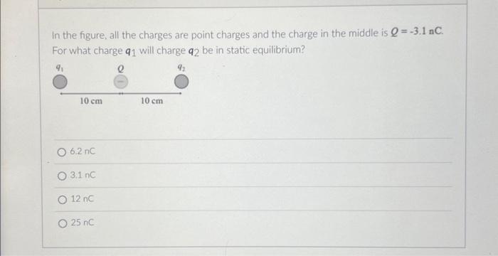 Solved In the figure, all the charges are point charges and | Chegg.com