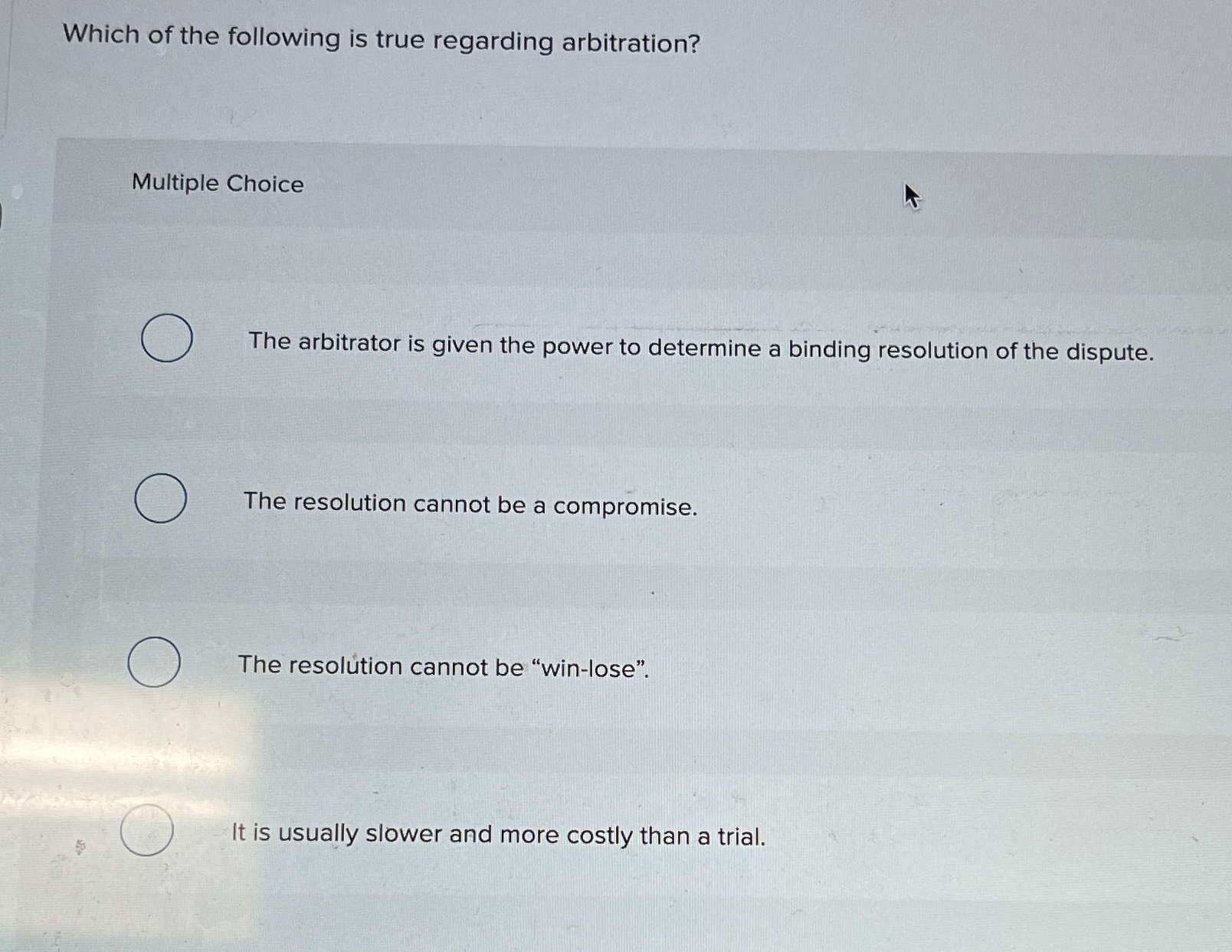 Solved Which of the following is true regarding | Chegg.com