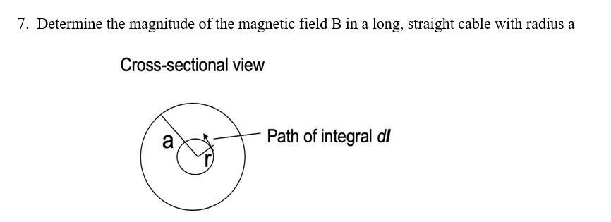 Solved Determine the magnitude of the magnetic field B ﻿in a | Chegg.com