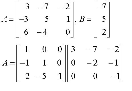 Solved Solve the equation AX = B by using LU factorization | Chegg.com