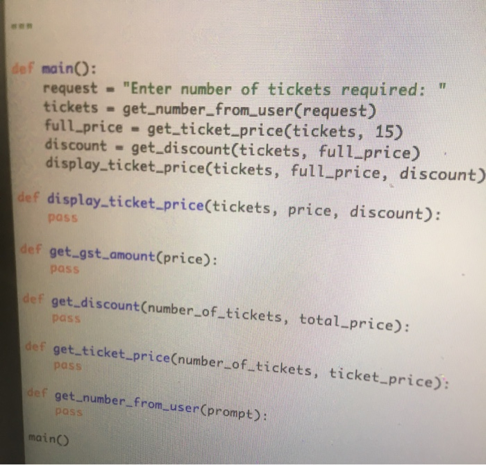 Solved Questions 1 - 5. Program The skeleton code for the | Chegg.com