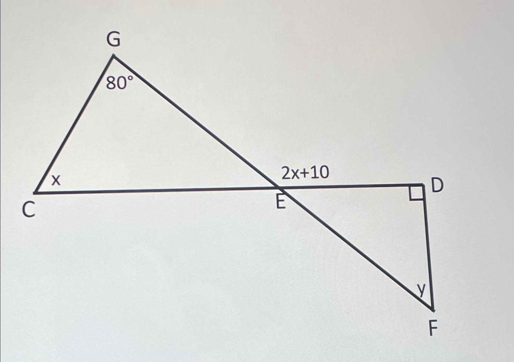 Solved Solve For X And Y Chegg