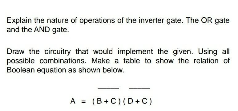Solved DETERMINE THE BOOLEAN EQUATION THAT REPRESENTS THE | Chegg.com