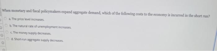 Solved Figure 34-7 (a) The Money Market (b) The Aggregate | Chegg.com