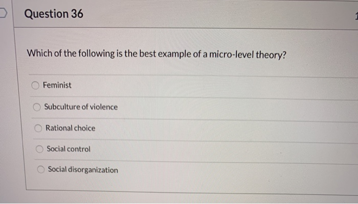 Solved Question Which Of The Following Is The Best Chegg Com