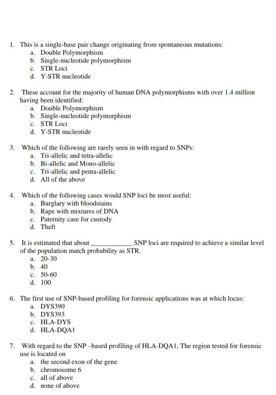 Solved 1. This is a single-base pair change originating from | Chegg.com