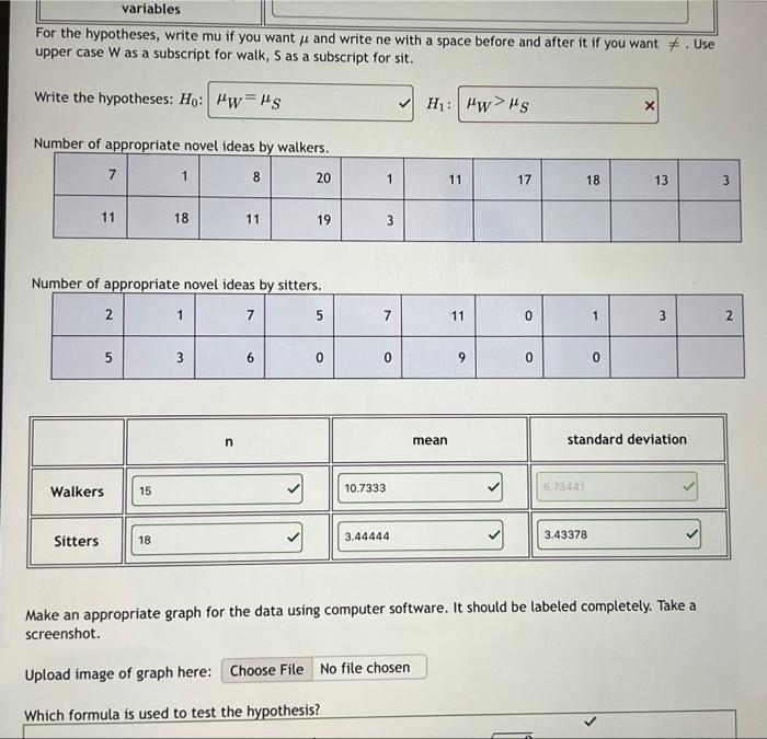 Solved Make an appropriate graph for the data using computer | Chegg.com