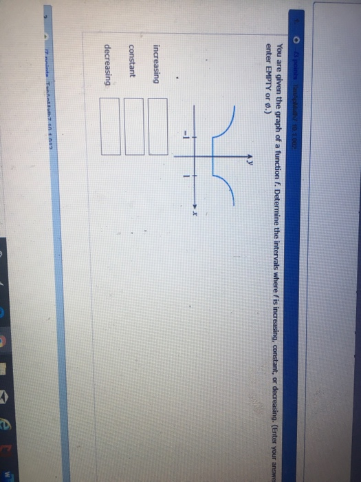 Solved OSpoints 0.1.002 You are given the graph of a | Chegg.com