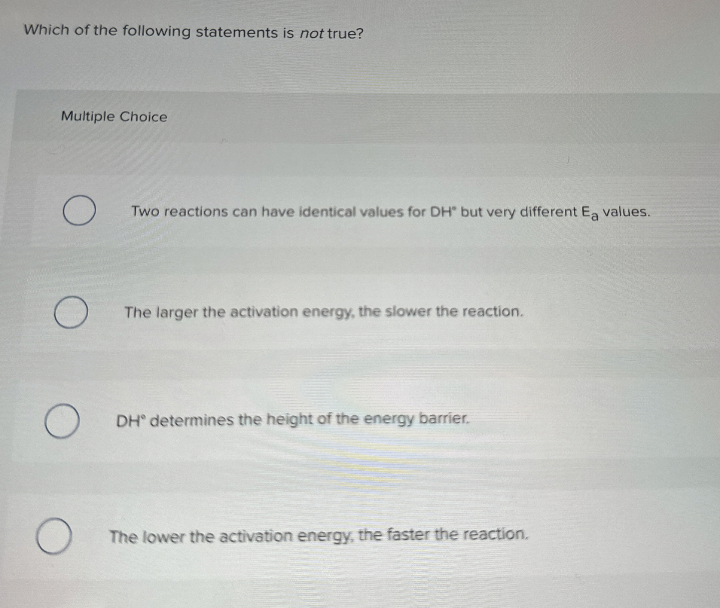 Solved Which of the following statements is not | Chegg.com