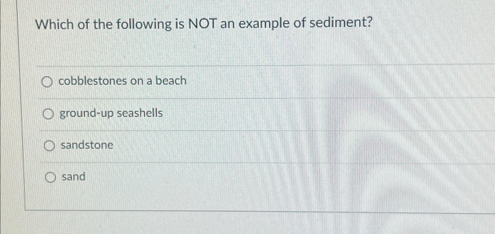 Solved Which of the following is NOT an example of