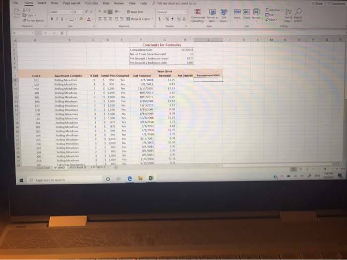 Home Insert Dow Page Layout Formulas Data Review View Help Tell me what you want to do toen 47 O boy - sro IV. 0.A. E g et $
