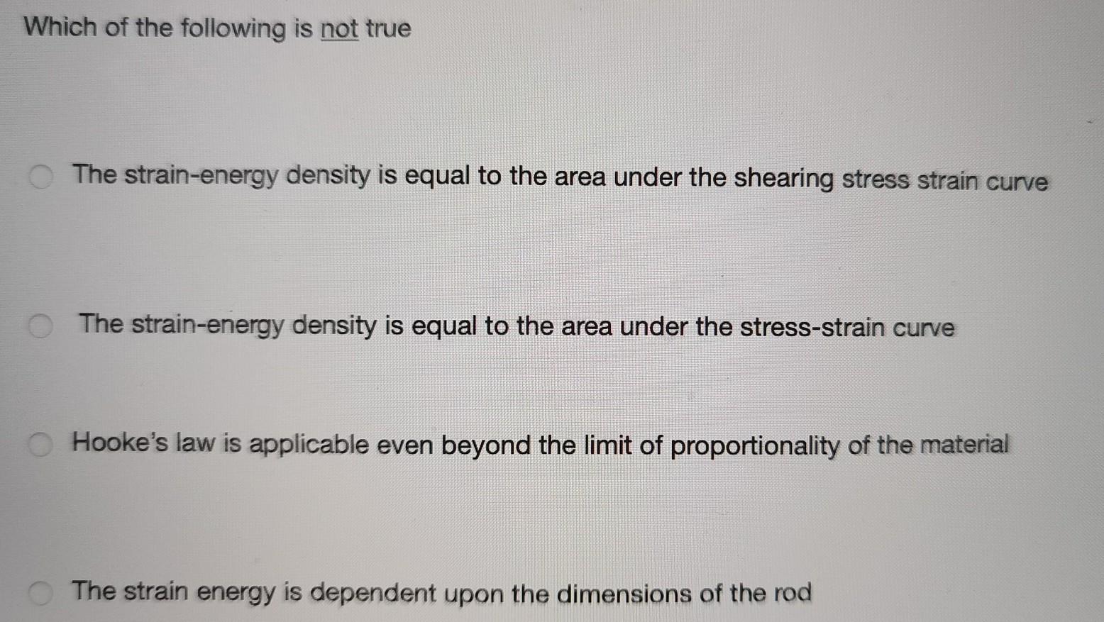 Solved Which of the following statement is correct? The