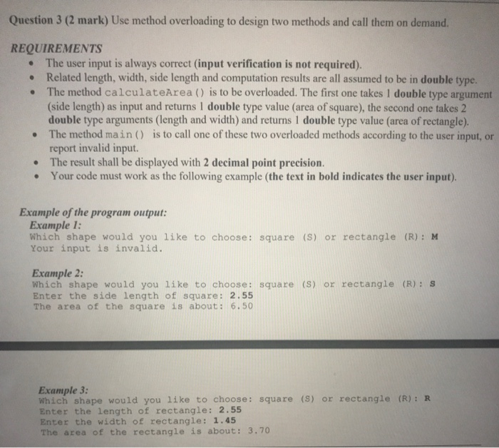 Solved Answer in java and the final output should be same as | Chegg.com