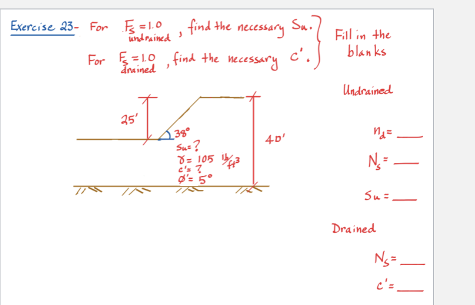 Solved Exercise 23- ﻿For Fs=1.0, ﻿find the necessary Sa. | Chegg.com