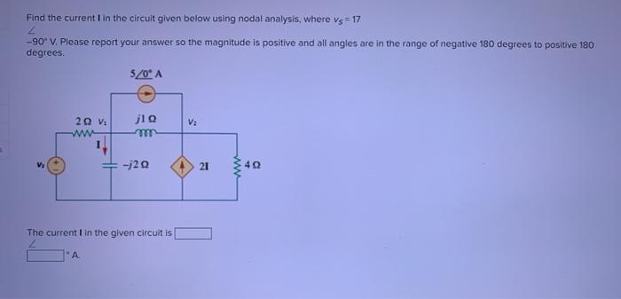 Solved Find the current in the circuit given below using | Chegg.com