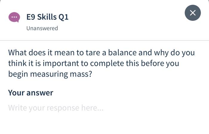 solved-e9-skills-q1-x-unanswered-what-does-it-mean-to-tare-a-chegg