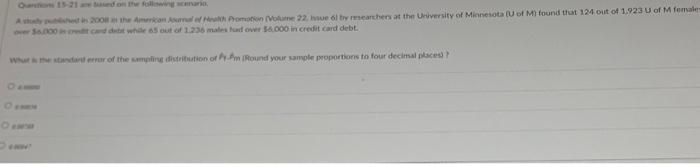 Solved arizaineRefer to question 15. What is the pooled | Chegg.com