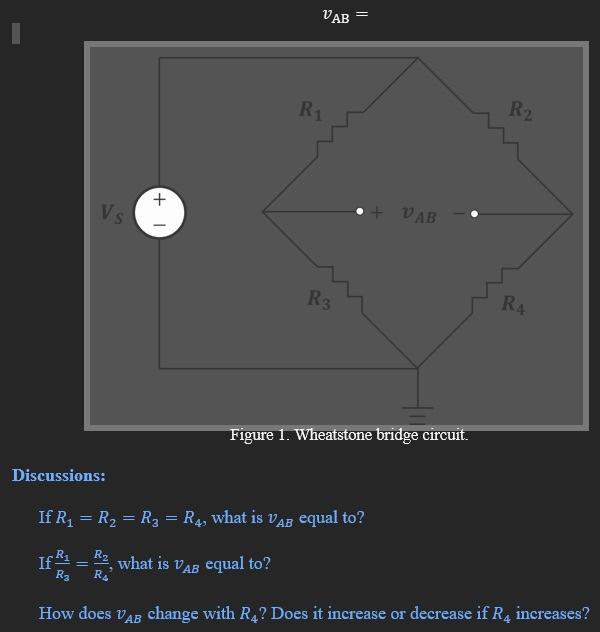Solved The circuit as given in Figure 1 is called Wheatstone | Chegg.com