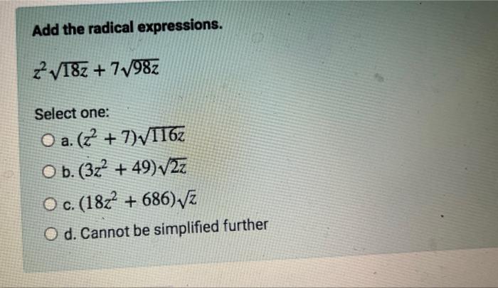 Solved Simplify the expression. Write your answer with | Chegg.com