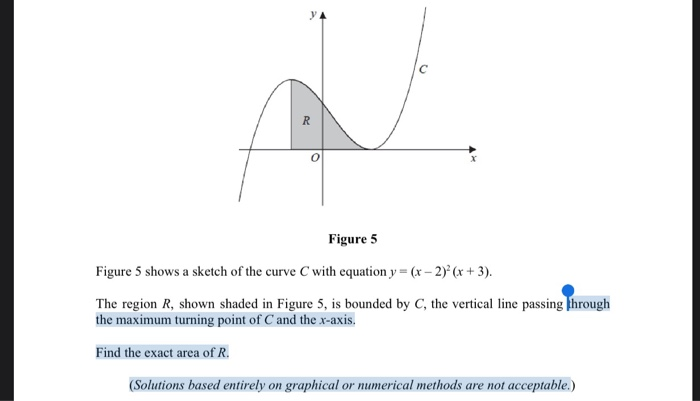 solved-ya-c-figure-5-figure-5-shows-a-sketch-of-the-curve-c-chegg