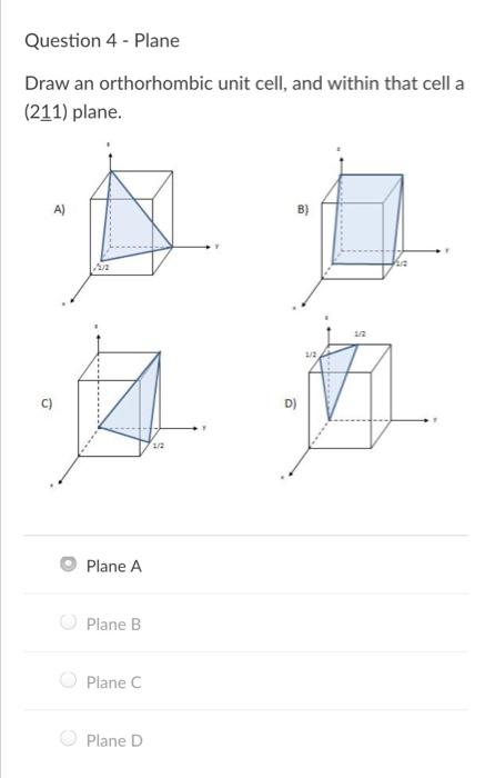 orthorhombic unit cell