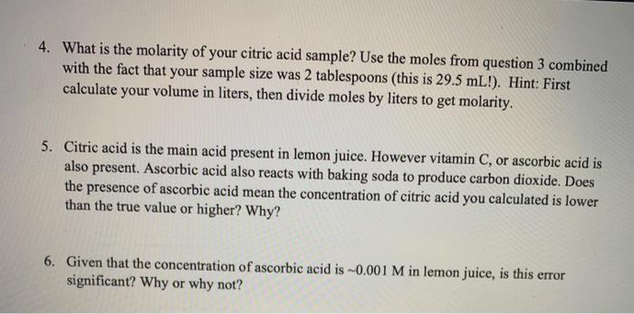 Solved Please help with the post lab calculations. Help with | Chegg.com