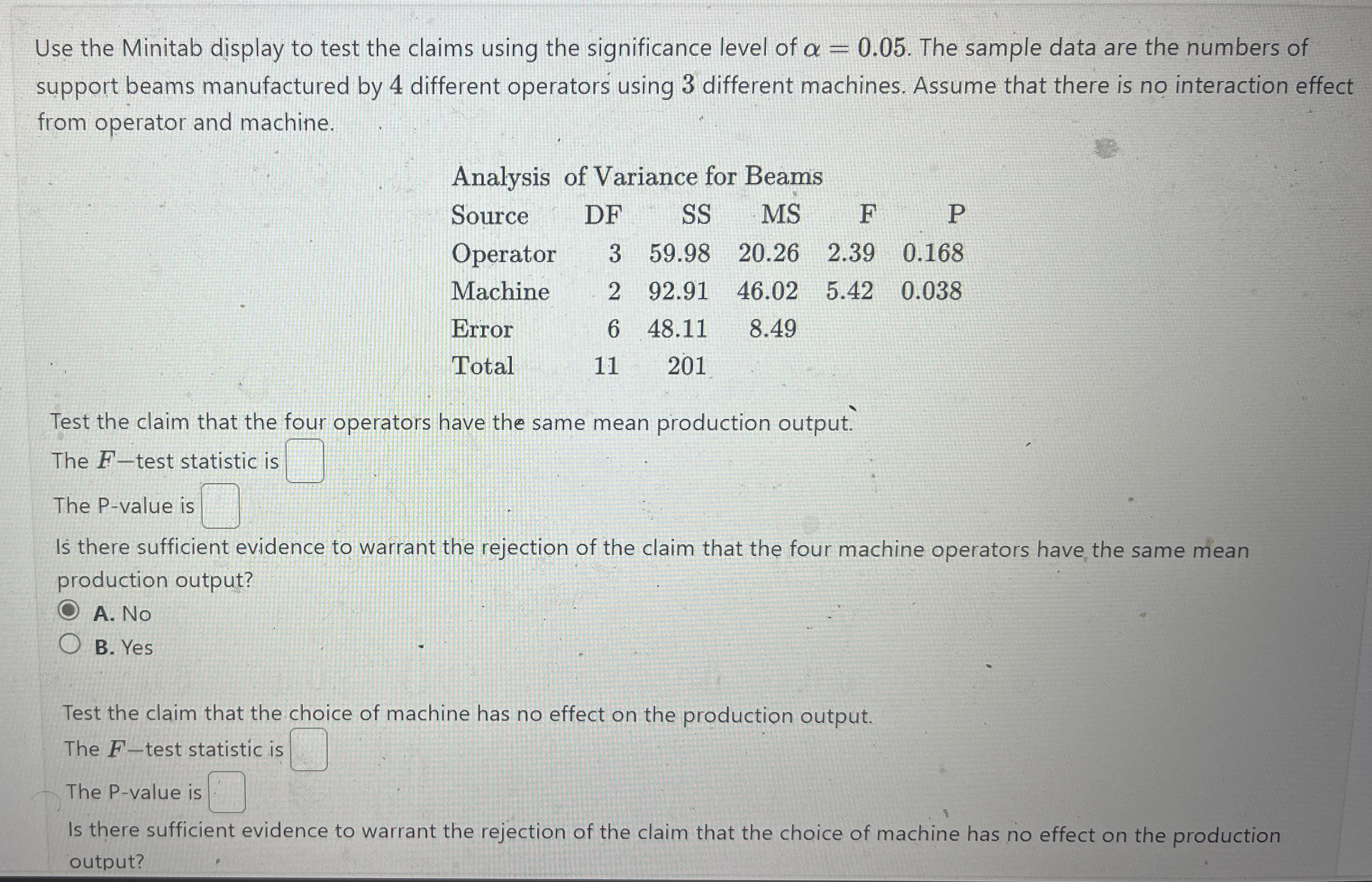 Solved Use the Minitab display to test the claims using the | Chegg.com