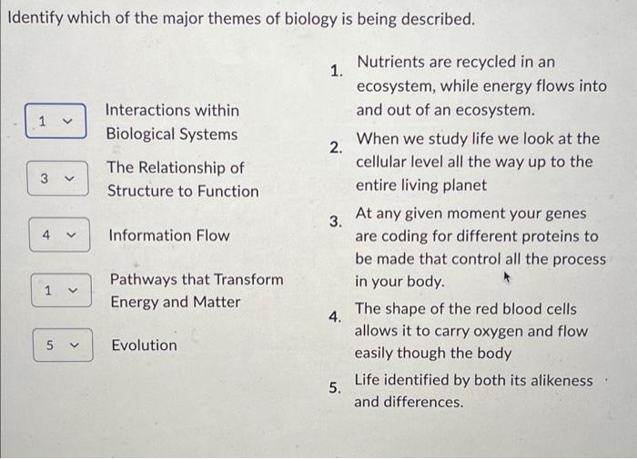 solved-identify-which-of-the-major-themes-of-biology-is-chegg
