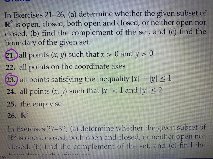 Solved In Exercises 21–26, (a) determine whether the given | Chegg.com