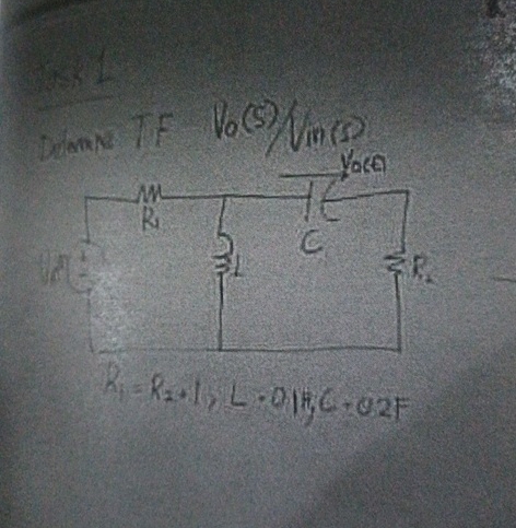 Solved Determine transfer function Vo(s)/Vin(s) | Chegg.com