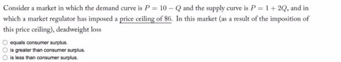 Solved Consider A (non-price-discriminating) Monopolist | Chegg.com