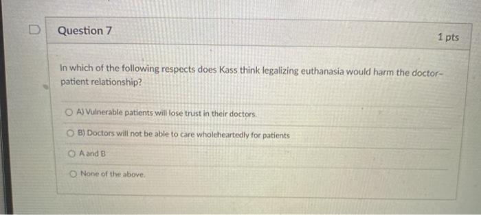 Solved D Question 7 1 pts In which of the following respects | Chegg.com