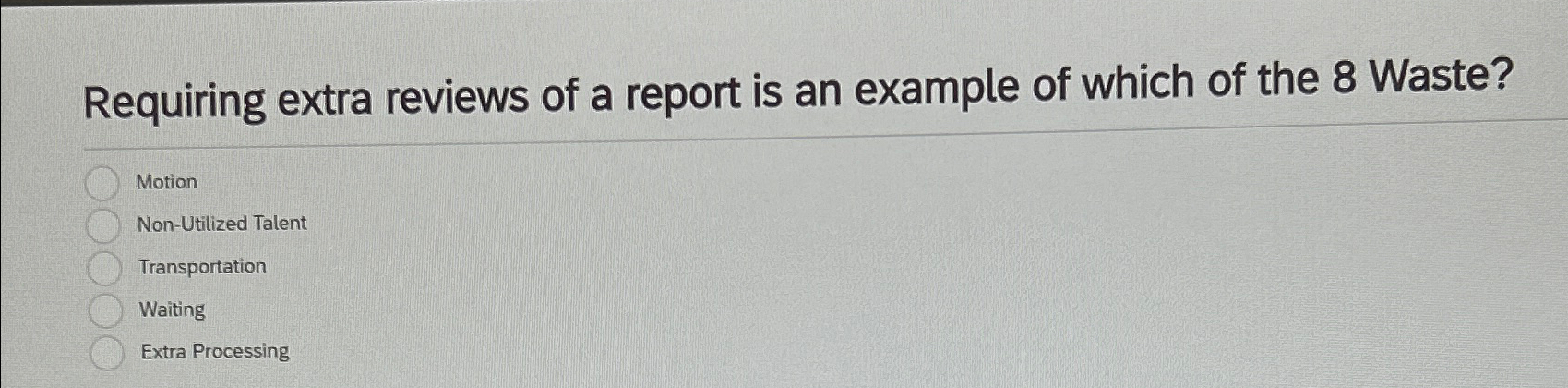 Solved Requiring extra reviews of a report is an example of | Chegg.com