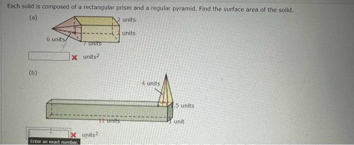 Solved (a)Find the area of each composite figure. All curves | Chegg.com