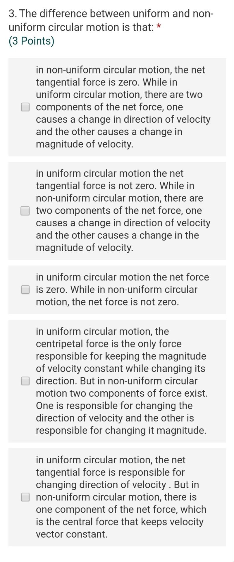 Solved 3. The difference between uniform and non- uniform | Chegg.com