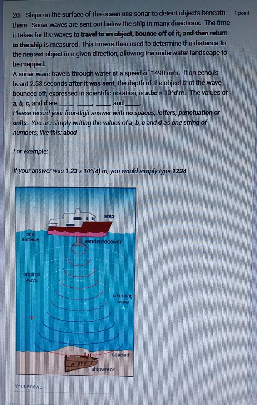 ship sonar