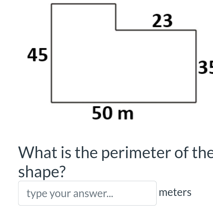 Math Homework Perimeter Shape Solved What is the perimeter of the shape? | Chegg.com