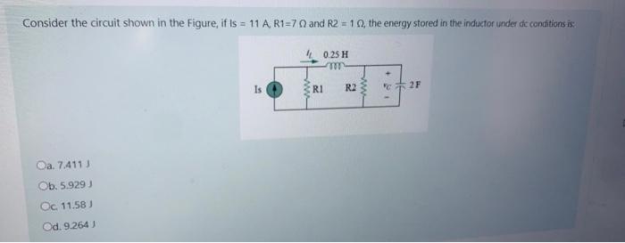 Solved Consider the circuit shown in the Figure, if is = 11 | Chegg.com