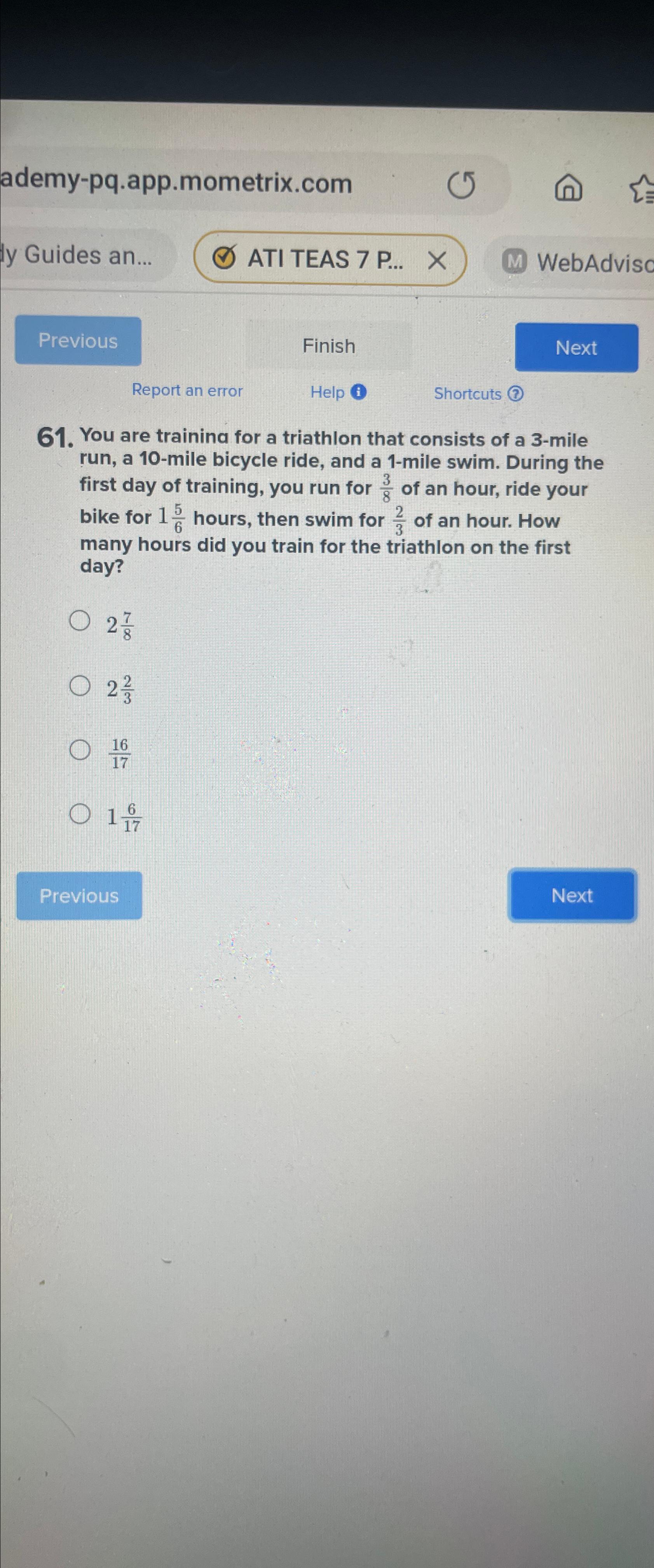 Solved ademy-pq.app.mometrix.comHy Guides an...ATI TEAS 7 | Chegg.com