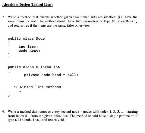 Solved 5. Write A Method That Checks Whether Given Two 