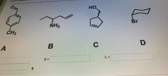 Solved Provide The Index Of Hydrogen Deficiency As A Number Chegg Com   Image