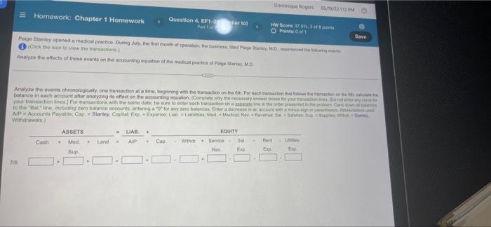 Solved Domingo Homework: Chapter 1 Homework Question 4, | Chegg.com