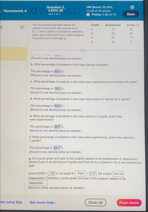 Solved Round To One Decimal Place As Needed B What Chegg Com   Image