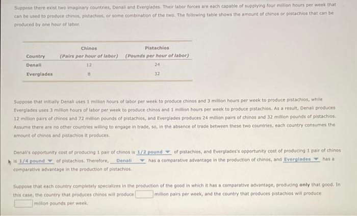 Solved Suppose there exist two imaginary countries, Denall | Chegg.com
