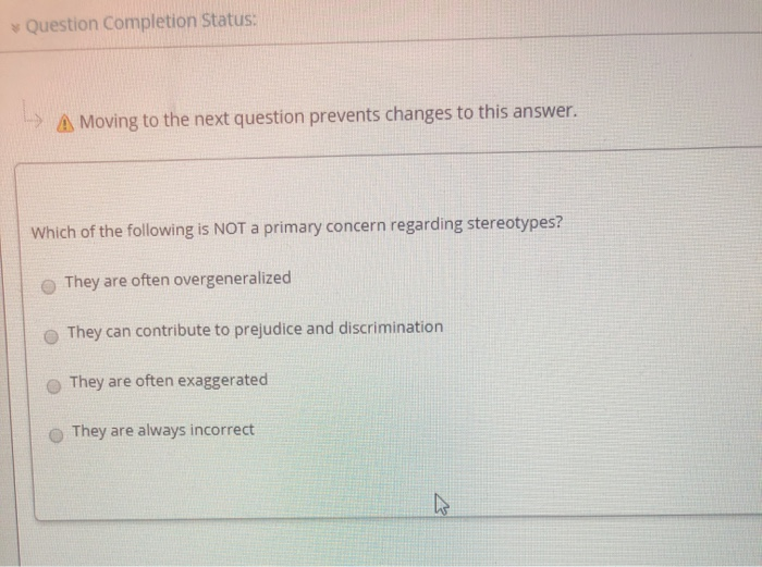 Solved Question Completion Status A Moving To The Next Chegg Com