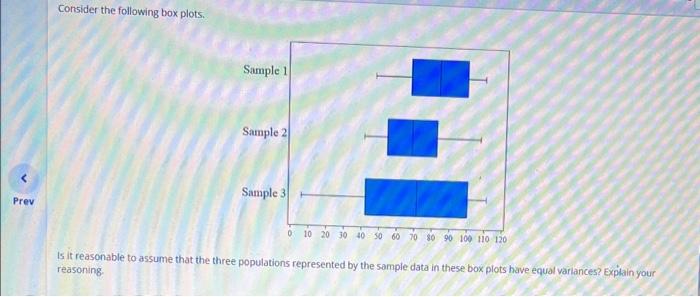 Solved Consider the following box plots. Is it reasonable to | Chegg.com