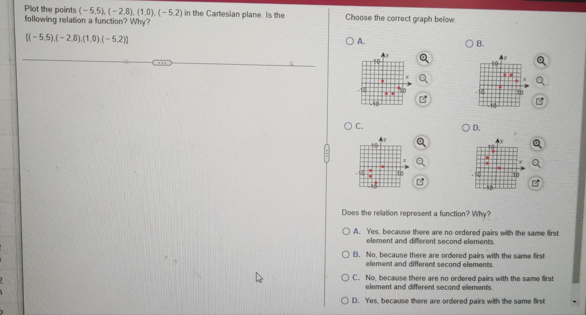 LOCATE THE POINTS 5 0 0 5 2 5 AND 5 2 IN THE CARTESIAN PLANE visual data 2