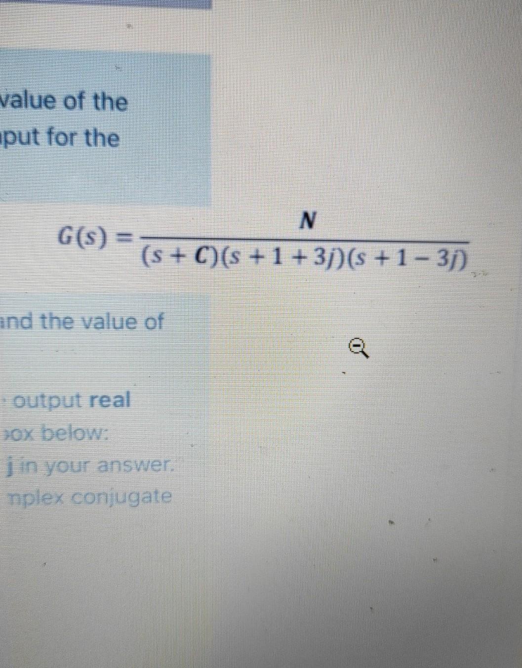 Solved Find the steady state value of the output to a unit | Chegg.com