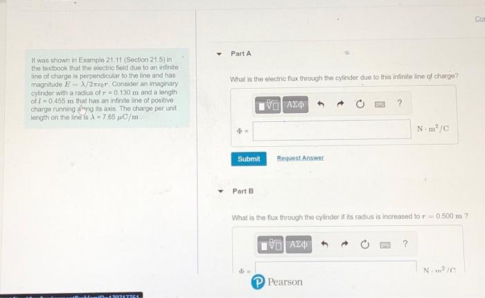 Solved It was shown in Example 21.11 (Section 21.5) in the | Chegg.com
